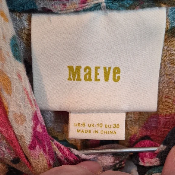 Maeve Multicolor Floral Blouse - Picture 2 of 6